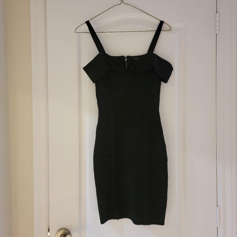 Guess Ribbed Stretchy Bodycon Dress